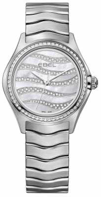 EBEL Womens Wave 94 Diamond Stainless Steel Watch 1216270 EBEL Womens Wave 94 Diamond Stainless Steel Watch 1216270