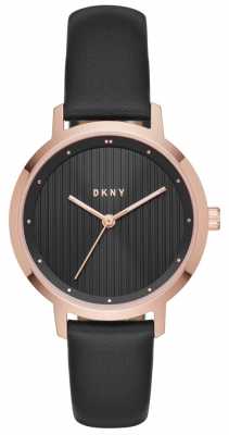 DKNY Womans Modernist Black Rose Gold NY2641 DKNY Womans Modernist Black Rose Gold NY2641