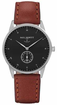Paul Hewitt Unisex Signature Brown Leather Strap PH-M1-S-B-1M Paul Hewitt Unisex Signature Brown Leather Strap PH-M1-S-B-1M