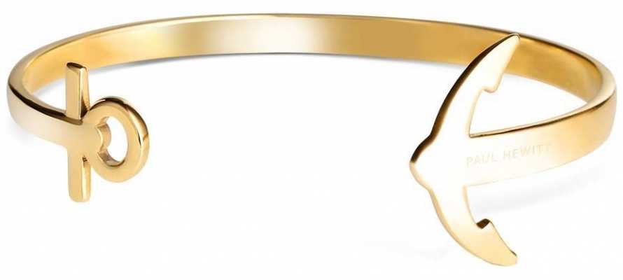 Paul Hewitt Jewellery Gold Anchor Cuff Large PH-CU-G-L Paul Hewitt Jewellery Gold Anchor Cuff Large PH-CU-G-L