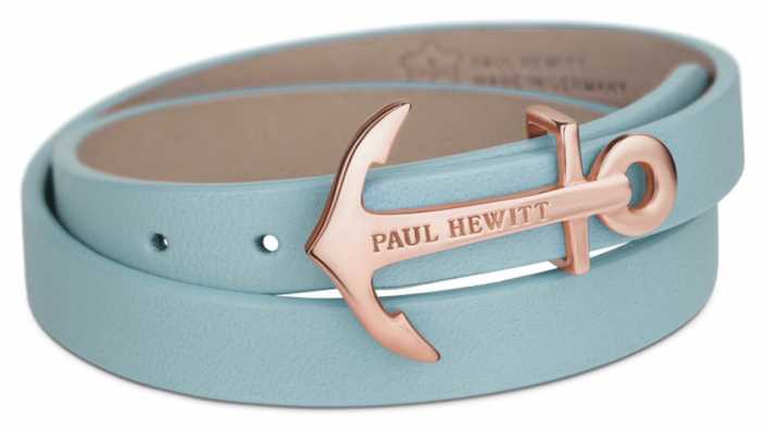 Paul Hewitt Jewellery Northbound Niagara Blue Leather Wrap Bracelet PH-WB-R-23S Paul Hewitt Jewellery Northbound Niagara Blue Leather Wrap Bracelet PH-WB-R-23S