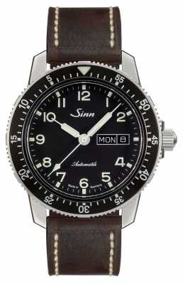 Sinn 104 St Sa A Classic Pilot Watch Dark Brown Vintage Leather 104.011 Sinn 104 St Sa A Classic Pilot Watch Dark Brown Vintage Leather 104.011