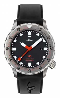 Sinn U1 U-Boat Steel 1000m Divers Black Silicone Strap 1010.010 Sinn U1 U-Boat Steel 1000m Divers Black Silicone Strap 1010.010