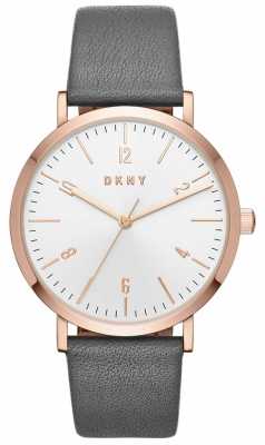 DKNY Womens Minetta Grey Leather Watch NY2652 DKNY Womens Minetta Grey Leather Watch NY2652