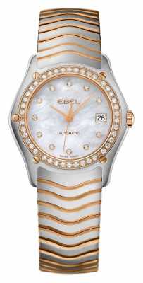 EBEL Womens Wave Two Tone Automatic Watch 1215928 EBEL Womens Wave Two Tone Automatic Watch 1215928