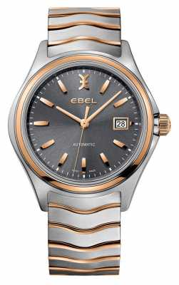 EBEL Mens Wave Two Tone-grey Dial Watch 1216333 EBEL Mens Wave Two Tone-grey Dial Watch 1216333