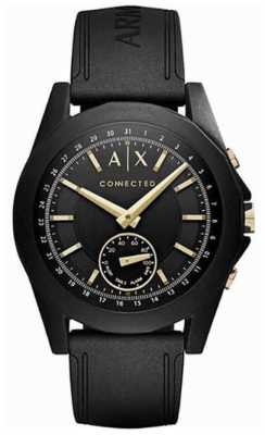 Armani Exchange Mens Connected Hybrid Smartwatch In Black AXT1004 Armani Exchange Mens Connected Hybrid Smartwatch In Black AXT1004
