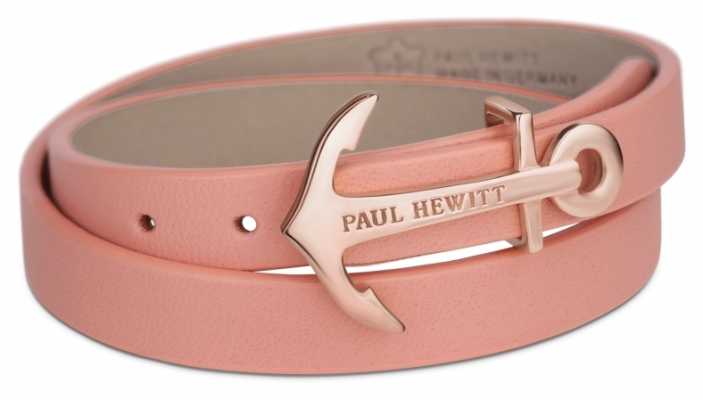 Paul Hewitt Jewellery Northbound Rose Gold Anchor Aurora Leather Bracelet Small PH-WB-R-24S Paul Hewitt Jewellery Northbound Rose Gold Anchor Aurora Leather Bracelet Small PH-WB-R-24S
