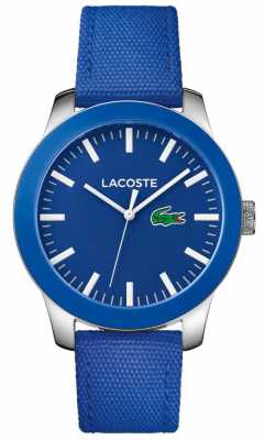 Lacoste Unisex 12.12 Watch Blue 2010921 Lacoste Unisex 12.12 Watch Blue 2010921