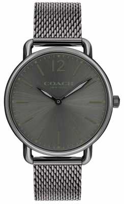 Coach Woman's Delancey Grey Mesh Strap 14602350 Coach Woman's Delancey Grey Mesh Strap 14602350