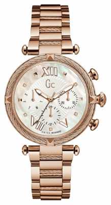 Gc Womans Cablechic Precious 2 Tome Rose Gold Tone Y16114L1 Gc Womans Cablechic Precious 2 Tome Rose Gold Tone Y16114L1