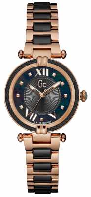 Gc Womans Cablechic Sport Analoge Rose Gold Black Y18013L2 Gc Womans Cablechic Sport Analoge Rose Gold Black Y18013L2