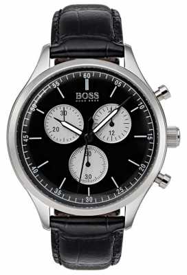 Hugo Boss Mens Companion Chronograph Watch Black 1513543 Hugo Boss Mens Companion Chronograph Watch Black 1513543