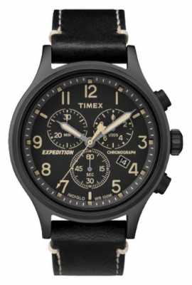 Timex Expedition Scout Chronograph Black Strap Black Dial TW4B09100D Timex Expedition Scout Chronograph Black Strap Black Dial TW4B09100D