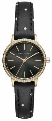 Armani Exchange Womens Lola Leather Strap AX5543 Armani Exchange Womens Lola Leather Strap AX5543