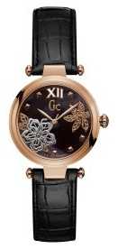 Gc Womens Chic Black Leather Watch Y31007L2 Gc Womens Chic Black Leather Watch Y31007L2