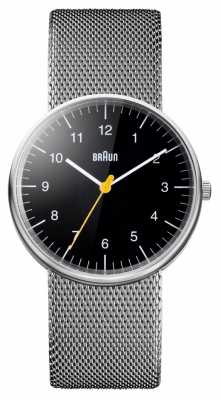 Braun Unisex Steel Mesh Bracelet Watch BN0021BKSLMHG Braun Unisex Steel Mesh Bracelet Watch BN0021BKSLMHG