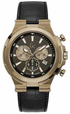 Gc Mens Structura Sport Chic Chronograph Bronze Y23012G2 Gc Mens Structura Sport Chic Chronograph Bronze Y23012G2