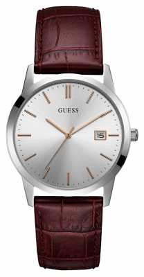 Guess Mens Camden Dress Date Watch Silver W0998G2 Guess Mens Camden Dress Date Watch Silver W0998G2