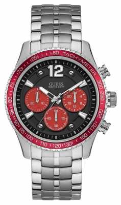 Guess Mens Fleet Sport Black Chronograph W0969G3 Guess Mens Fleet Sport Black Chronograph W0969G3