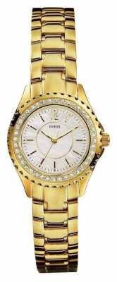 Guess Womens Gold Tone Bracelet Watch I11068L1 Guess Womens Gold Tone Bracelet Watch I11068L1