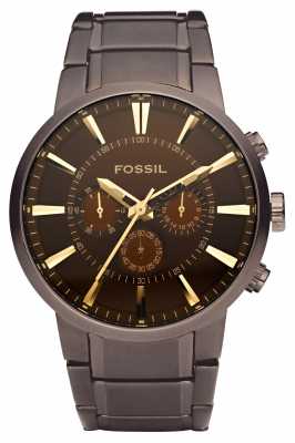 Fossil Mens Brown Dial Bracelet Watch FS4357 Fossil Mens Brown Dial Bracelet Watch FS4357