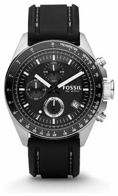 Fossil Mens Black Chronograph Rubber Strap Watch CH2573 Fossil Mens Black Chronograph Rubber Strap Watch CH2573