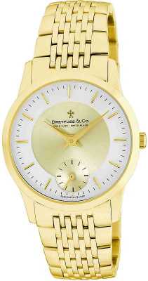 Dreyfuss Mens Gold Plated Stainless Steel Watch DGB00002/03 Dreyfuss Mens Gold Plated Stainless Steel Watch DGB00002/03