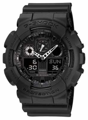 Casio G-Shock Chronograph Alarm Black GA-100-1A1ER Casio G-Shock Chronograph Alarm Black GA-100-1A1ER