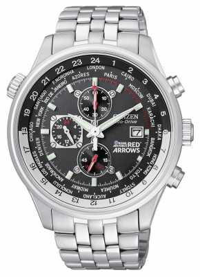 Citizen Red Arrows Chronograph Stainless Steel Strap CA0080-54E Citizen Red Arrows Chronograph Stainless Steel Strap CA0080-54E