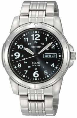 Seiko Mens Solar Powered SNE095P1 Seiko Mens Solar Powered SNE095P1