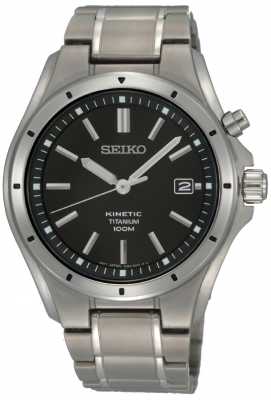 Seiko Mens Titanium Kinetic SKA493P1 Seiko Mens Titanium Kinetic SKA493P1