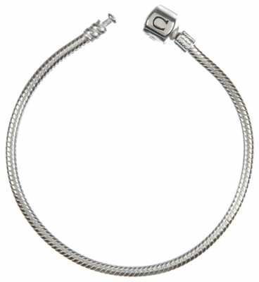 Chamilia Silver Snap Bracelet (21.1 cm/8.3 in) BA-5 Chamilia Silver Snap Bracelet (21.1 cm/8.3 in) BA-5