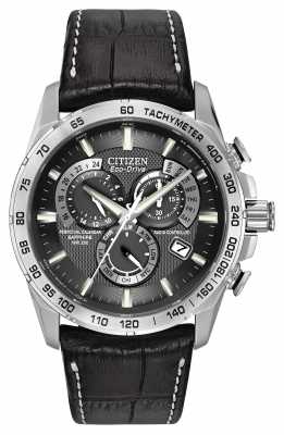 Citizen Radio Controlled Perpetual A-T Chronograph Leather AT4000-02E Citizen Radio Controlled Perpetual A-T Chronograph Leather AT4000-02E