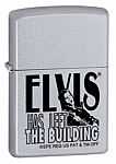 Zippo Elvis Has Left The Building Satin Chrome ZIPPO-24260 Zippo Elvis Has Left The Building Satin Chrome ZIPPO-24260