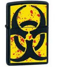 Zippo Hazardous Black Matte ZIPPO-24330 Zippo Hazardous Black Matte ZIPPO-24330