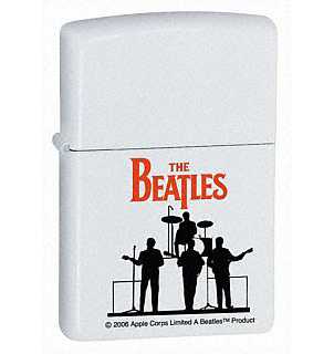 Zippo Beatles Silhouette Lighter White Matte ZIPPO-24060 Zippo Beatles Silhouette Lighter White Matte ZIPPO-24060