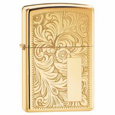 Zippo Venetian Lighter High Polish Brass Finish ZIPPO-352B Zippo Venetian Lighter High Polish Brass Finish ZIPPO-352B