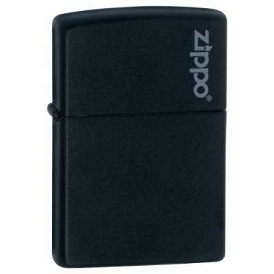 Zippo Black Matte with Zippo Logo ZIPPO-218ZL Zippo Black Matte with Zippo Logo ZIPPO-218ZL